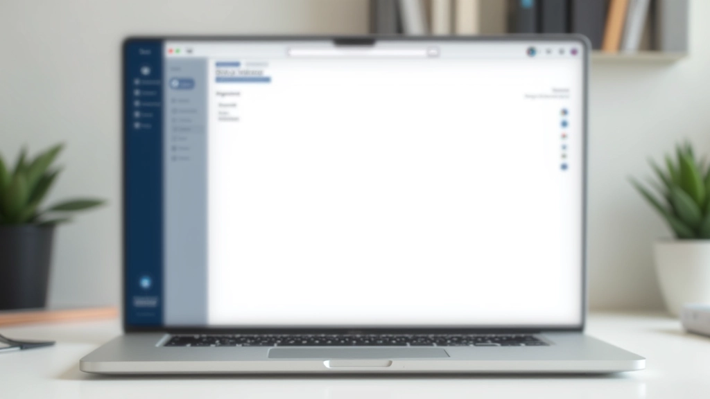 Desktop-Layout mit fester Seitenleiste neben Hauptinhalt