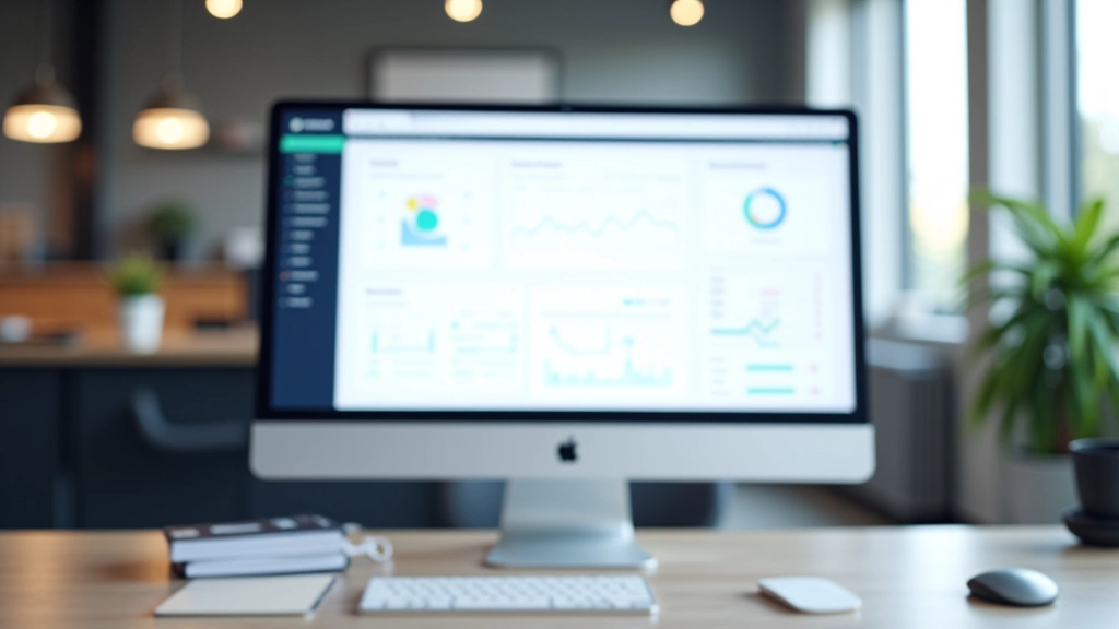 Dashboard-Interface mit modernem Seitenleisten-Design